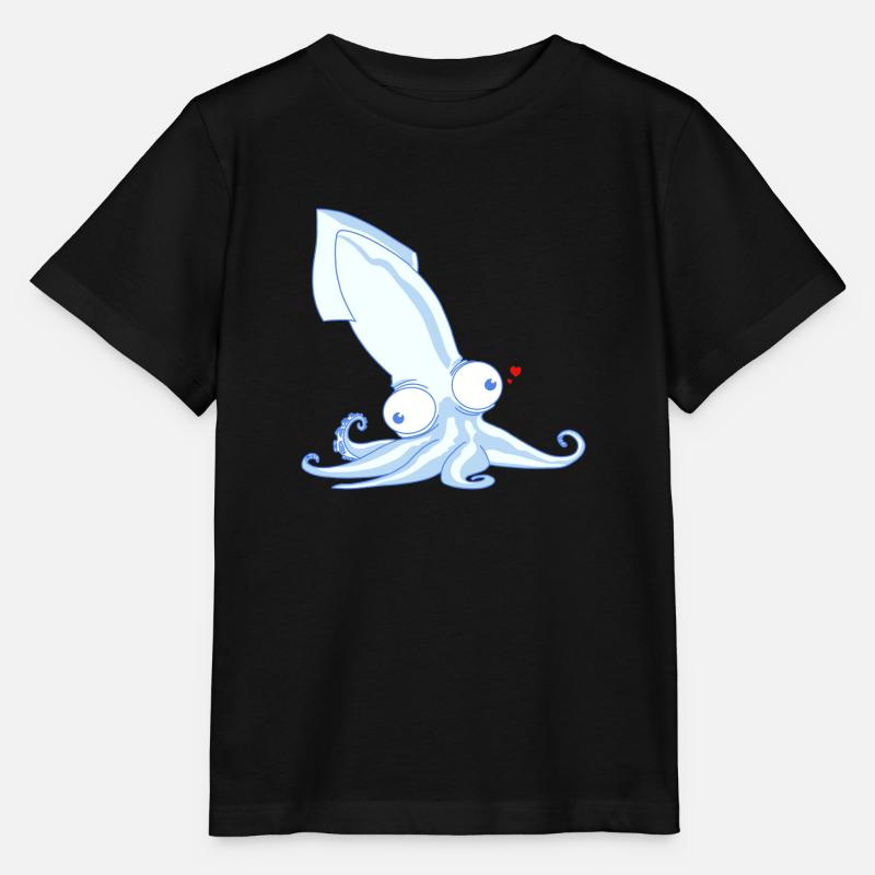 Pieuvre - T-shirt bio MINI CREATOR Stanley/Stella Enfant - noir