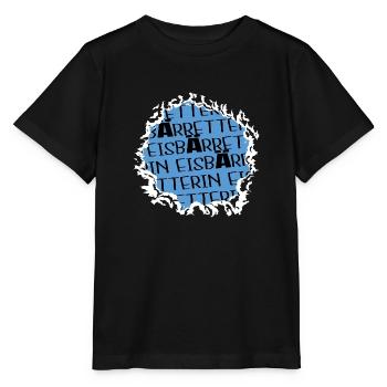 Sauver la Terre Conscience animale sans viande au pôle Nord - T-shirt bio MINI CREATOR Stanley/Stella Enfant - noir - Devant - Mikhail (115cm)