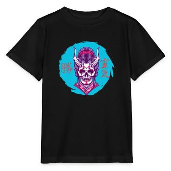 Geisha démoniaque - T-shirt bio MINI CREATOR Stanley/Stella Enfant - noir - Devant - Mikhail (115cm)