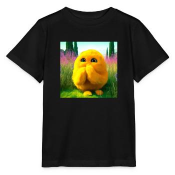 surprising cuddle - Stanley/Stella MINI CREATOR Kids’ T-Shirt - black - Front - Mikhail (115cm)