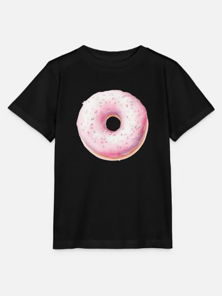 Donut - Stanley/Stella Kinder T-Shirt MINI CREATOR  - Schwarz