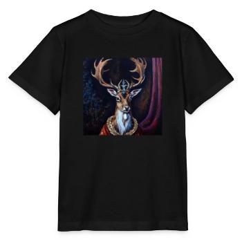 Le Roi Cerf - T-shirt bio MINI CREATOR Stanley/Stella Enfant - noir - Devant - Mikhail (115cm)