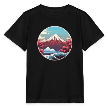 Japon - T-shirt bio MINI CREATOR Stanley/Stella Enfant - noir - Devant - Mikhail (115cm)