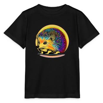 Igel - Stanley/Stella Kinder T-Shirt MINI CREATOR  - Schwarz - Vorne - Mikhail (115cm)