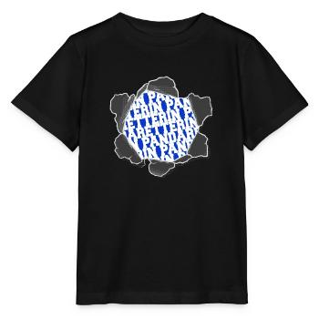 fleischfrei humor cool spaß lustig - Stanley/Stella Kinder T-Shirt MINI CREATOR  - Schwarz - Vorne - Mikhail (115cm)