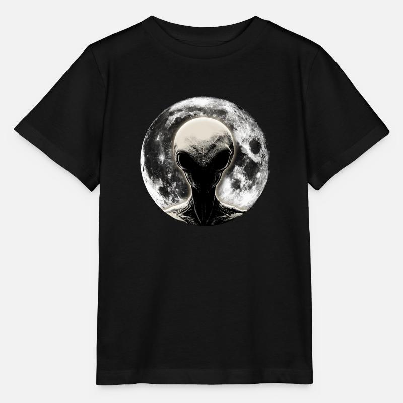 Clair de lune extraterrestre - T-shirt bio MINI CREATOR Stanley/Stella Enfant - noir