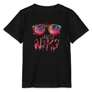 Kmoet just niks, dialecte anversois Chemises - T-shirt bio MINI CREATOR Stanley/Stella Enfant - noir - Devant - Mikhail (115cm)