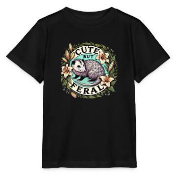 Niedlich, aber wild - Stanley/Stella Kinder T-Shirt MINI CREATOR  - Schwarz - Vorne - Mikhail (115cm)