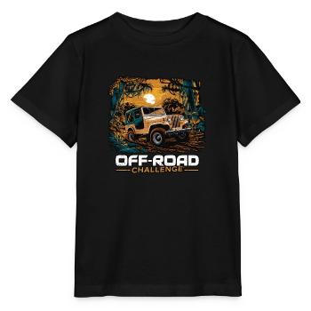 Offroad - 4x4 - All Terrain - Stanley/Stella Kinder T-Shirt MINI CREATOR  - Schwarz - Vorne - Mikhail (115cm)