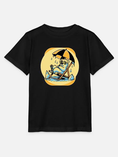 Eisbär - Stanley/Stella Kinder T-Shirt MINI CREATOR - Schwarz