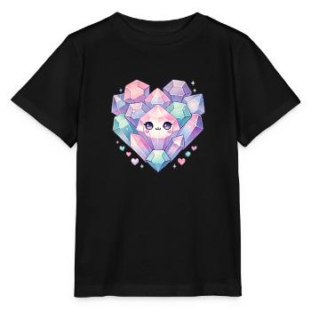 Cristaux - T-shirt bio MINI CREATOR Stanley/Stella Enfant - noir - Devant - Mikhail (115cm)