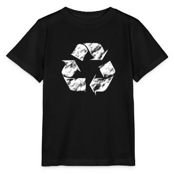 recycling arrow used - Stanley/Stella Kinder T-Shirt MINI CREATOR  - Schwarz - Vorne - Mikhail (115cm)