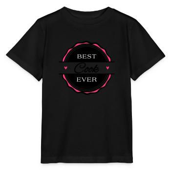 Best Cook ever - Stanley/Stella Kinder T-Shirt MINI CREATOR  - Schwarz - Vorne - Mikhail (115cm)