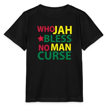 who jah bless - T-shirt bio MINI CREATOR Stanley/Stella Enfant - noir - Devant - Mikhail (115cm)