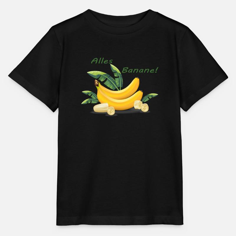 Toute banane - T-shirt bio MINI CREATOR Stanley/Stella Enfant - noir