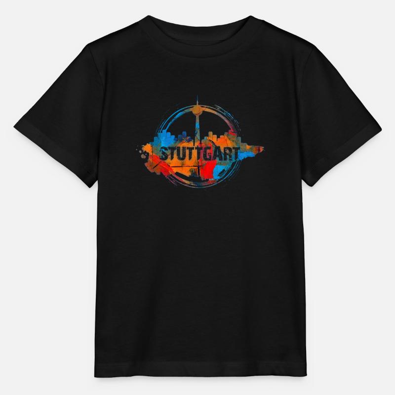 Stuttgart Color - Stanley/Stella Kinder T-Shirt MINI CREATOR  - Schwarz