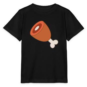 Cuisse de viande - T-shirt bio MINI CREATOR Stanley/Stella Enfant - noir - Devant - Mikhail (115cm)