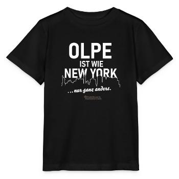 Olpe ist wie New York - Stanley/Stella Kinder T-Shirt MINI CREATOR  - Schwarz - Vorne - Mikhail (115cm)