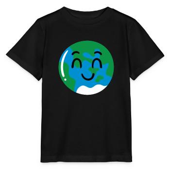 Erde - Stanley/Stella Kinder T-Shirt MINI CREATOR  - Schwarz - Vorne - Mikhail (115cm)