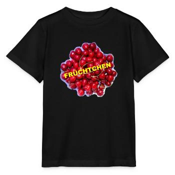 TOMZOFF Früchtchen - Stanley/Stella Kinder T-Shirt MINI CREATOR  - Schwarz - Vorne - Mikhail (115cm)