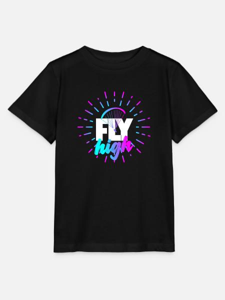 FLY high 2 - Stanley/Stella Kinder T-Shirt MINI CREATOR - Schwarz