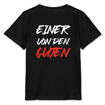 Einer von den Guten - Stanley/Stella Kinder T-Shirt MINI CREATOR  - Schwarz - Vorne - Mikhail (115cm)