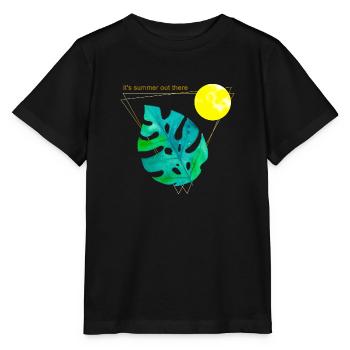 Es ist Sommer da draußen - Stanley/Stella Kinder T-Shirt MINI CREATOR  - Schwarz - Vorne - Mikhail (115cm)
