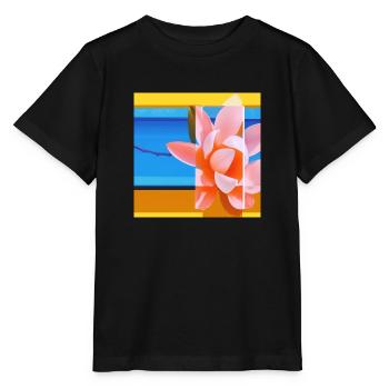 PINKE-ROSE - Stanley/Stella Kinder T-Shirt MINI CREATOR  - Schwarz - Vorne - Mikhail (115cm)