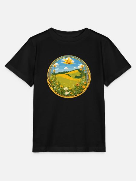 Blühender Frühling - Stanley/Stella Kinder T-Shirt MINI CREATOR - Schwarz