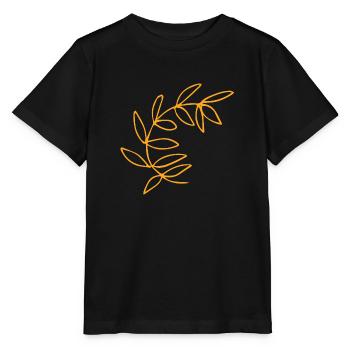Flower Flower Plant - Stanley/Stella MINI CREATOR Kids’ T-Shirt - black - Front - Mikhail (115cm)