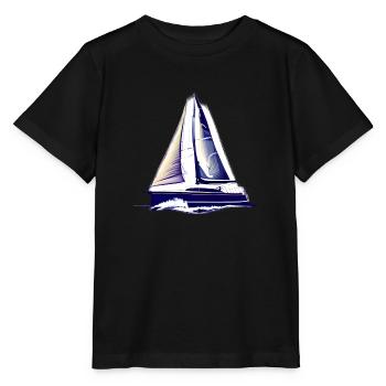 voilier voilier voilier voilier voilier voilier - T-shirt bio MINI CREATOR Stanley/Stella Enfant - noir - Devant - Mikhail (115cm)