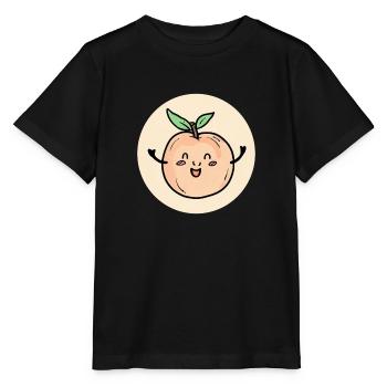 Fröhlicher Aprikose - Stanley/Stella Kinder T-Shirt MINI CREATOR  - Schwarz - Vorne - Mikhail (115cm)