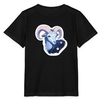 Sternzeichen Steinbock - Stanley/Stella Kinder T-Shirt MINI CREATOR  - Schwarz - Vorne - Mikhail (115cm)