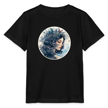Mother Hulda interprets fairy tales in a modern way - Stanley/Stella MINI CREATOR Kids’ T-Shirt - black - Front - Mikhail (115cm)