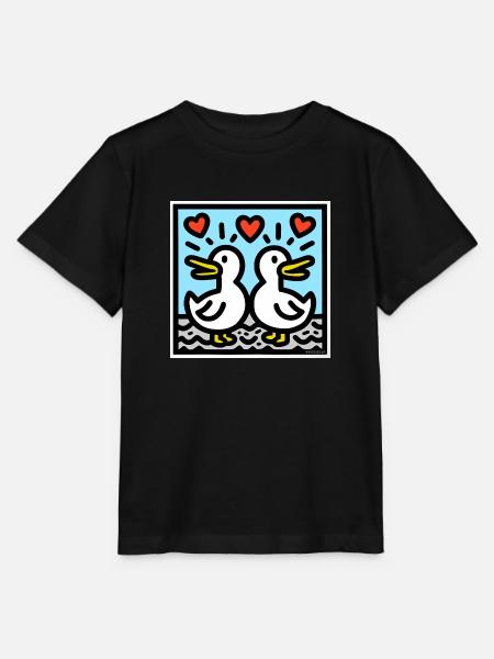 Entenliebe - Stanley/Stella Kinder T-Shirt MINI CREATOR  - Schwarz