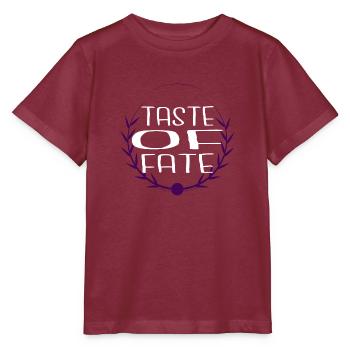 cadeau d’anniversaire idée destin citations - T-shirt bio MINI CREATOR Stanley/Stella Enfant - bordeaux - Devant - Kain (125cm)