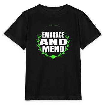 blagues auto-guérison cool guérison énergie blague - T-shirt bio MINI CREATOR Stanley/Stella Enfant - noir - Devant - Mikhail (115cm)