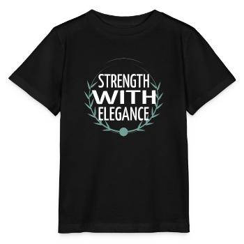 birthday present cool grace empowerment in action - Stanley/Stella MINI CREATOR Kids’ T-Shirt - black - Front - Mikhail (115cm)