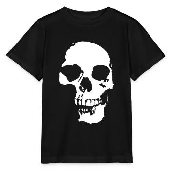 skull - Stanley/Stella Kinder T-Shirt MINI CREATOR  - Schwarz - Vorne - Mikhail (115cm)