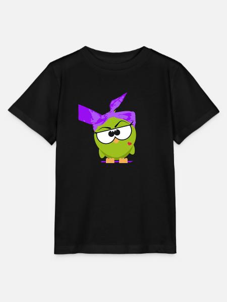 Mrs. Birdie - Stanley/Stella Kinder T-Shirt MINI CREATOR - Schwarz