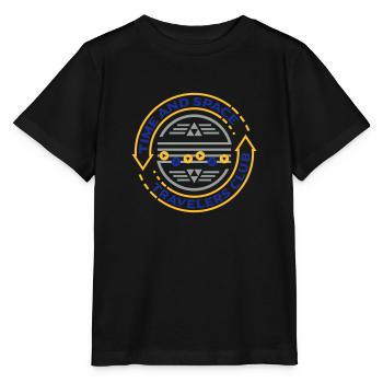 Time Travelers (Song) - Stanley/Stella MINI CREATOR Kids’ T-Shirt - black - Front - Mikhail (115cm)