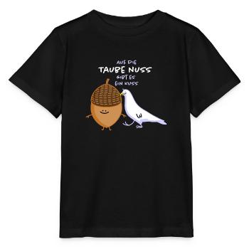 Nuss und Kuss - Stanley/Stella Kinder T-Shirt MINI CREATOR  - Schwarz - Vorne - Mikhail (115cm)