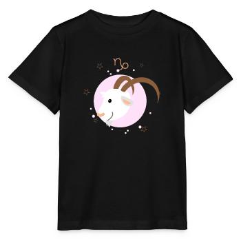 Steinbock - Stanley/Stella Kinder T-Shirt MINI CREATOR  - Schwarz - Vorne - Mikhail (115cm)