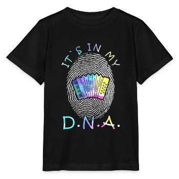 Accordéon, accordéon, musique, accordéon - T-shirt bio MINI CREATOR Stanley/Stella Enfant - noir - Devant - Mikhail (115cm)