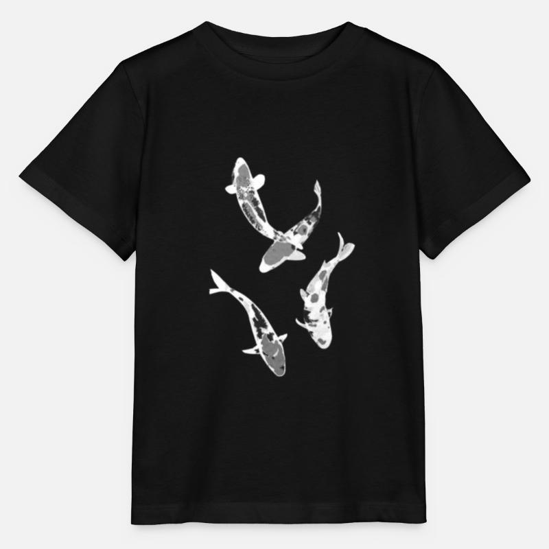 Japanese Koi Fish - Stanley/Stella MINI CREATOR Kids’ T-Shirt - black