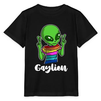 LGBT - Stanley/Stella Kinder T-Shirt MINI CREATOR  - Schwarz - Vorne - Mikhail (115cm)