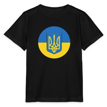 Ukraine - T-shirt bio MINI CREATOR Stanley/Stella Enfant - noir - Devant - Mikhail (115cm)
