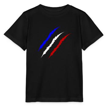 Krallen Frankreich - Stanley/Stella Kinder T-Shirt MINI CREATOR  - Schwarz - Vorne - Mikhail (115cm)
