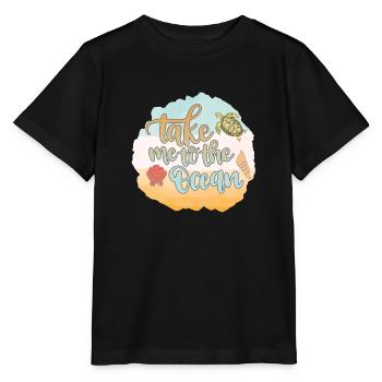Ocean Sublimation - Stanley/Stella MINI CREATOR Kids’ T-Shirt - black - Front - Mikhail (115cm)