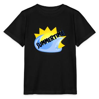 Sommerzeit - Stanley/Stella Kinder T-Shirt MINI CREATOR  - Schwarz - Vorne - Mikhail (115cm)